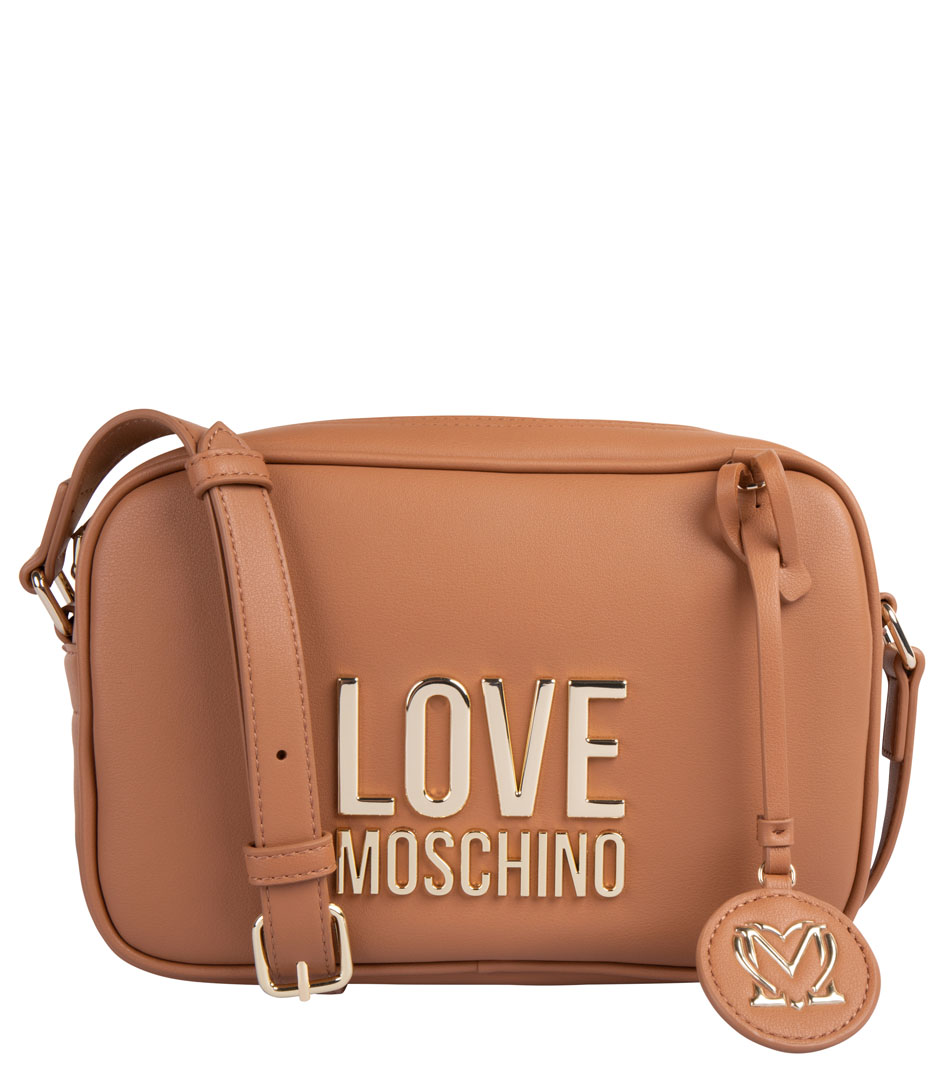 tan moschino bag