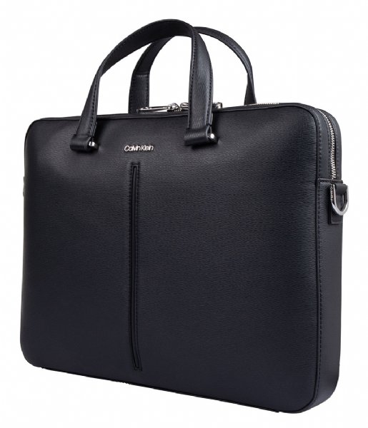 Calvin Klein  Median Slim Laptop Bag Ck Black (BAX)