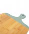 Present Time  Cutting board set Gourmet Bamboo with Grayed Jade Edge (PT3843GR)