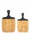 Present Time  Cutting board set Gourmet Bamboo with Black Edge (PT3843BK)