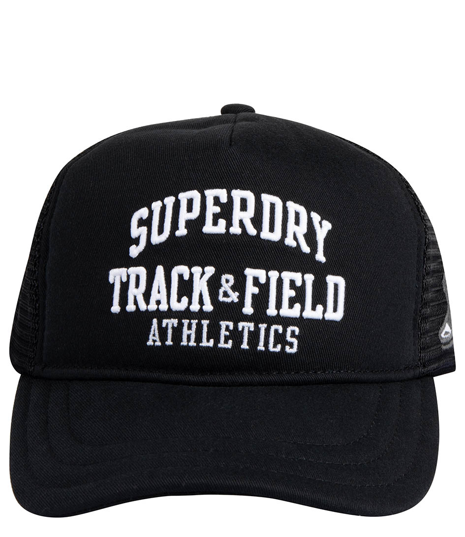 fictie Latijns Tussen Superdry Hats and Caps Classic Trucker Cap Black - The Little Green Bag |  StyleSearch