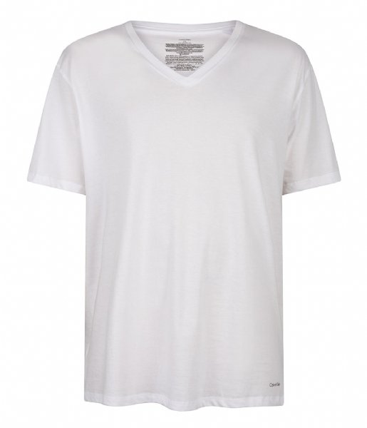 calvin klein white v neck t shirts