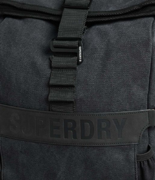Superdry  Vintage Rolltop Backpack Black (02A)