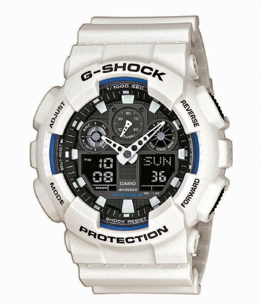G-Shock  Basic GA-100B-7AER White