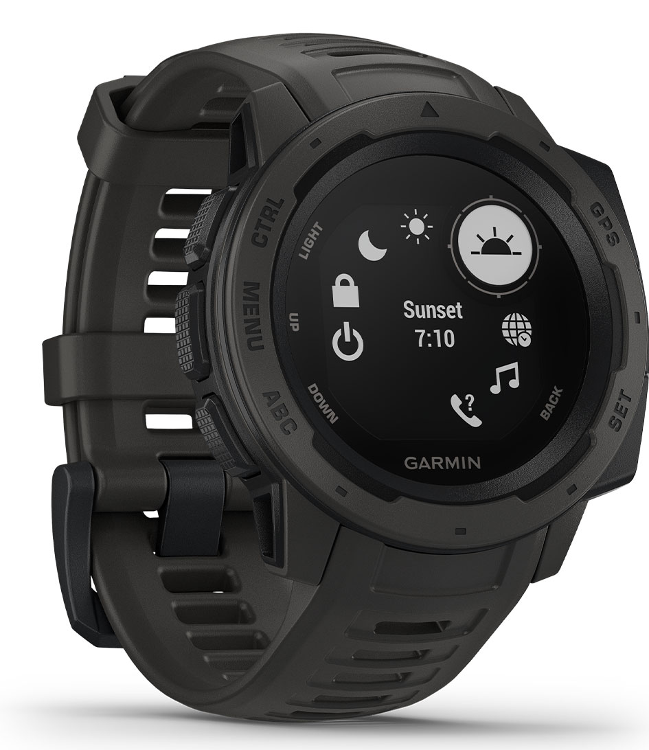 garmin instinct graphite gps smartwatch