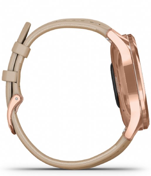 Garmin  Vivomove Luxe Rose gold with beige band