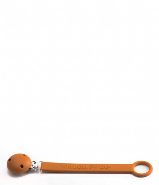 Grech and Co  Pacifier Clip Spice