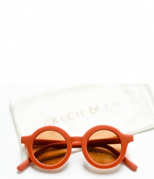 Grech and Co  Sustainable Kids Sunglasses 18 months - 10 years rust