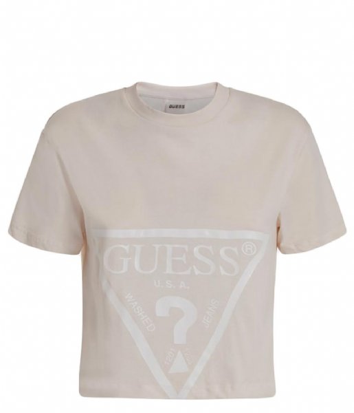 Guess  Adele Crop T-Shirt Pure White