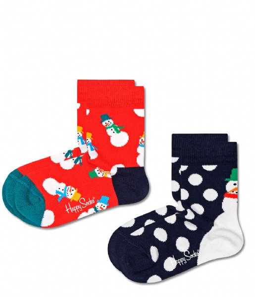 Happy Socks  2-pack Kids Snowman Socks Snowmans (4300)