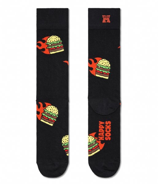 Happy Socks  Flaming Burger Sock Flaming Burger