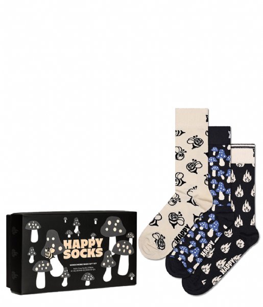 Happy Socks  3-Pack Monochrome Magic Socks Gift Set Monochrome Magics