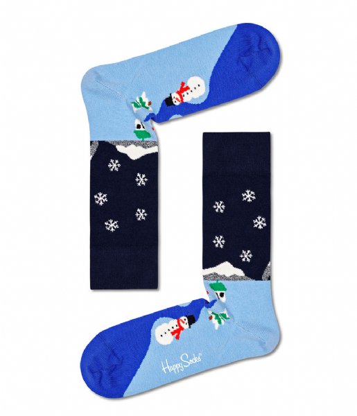 Happy Socks  3-Pack Snowman Socks Gift Set Snowmans (6500)