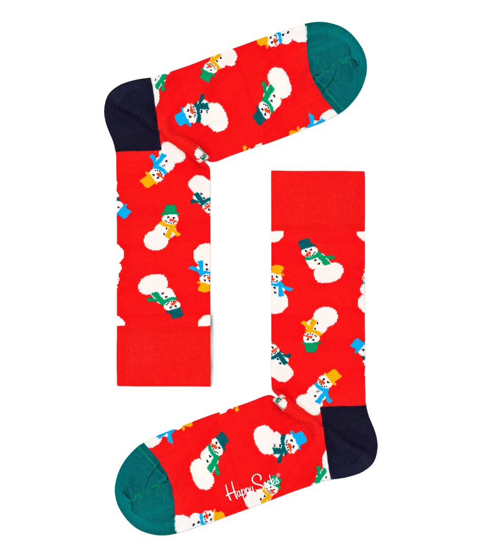 Happy Socks Sokken Snowman Sock Rood online kopen