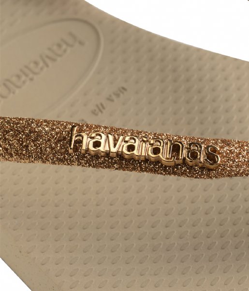 Havaianas  Flipflops Slim Glitter II Sand Golden Light Metalic (9177)
