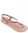 Havaianas Slippers Luna Premium Ii Ballet Rose Pink Retro Metallic (5977)