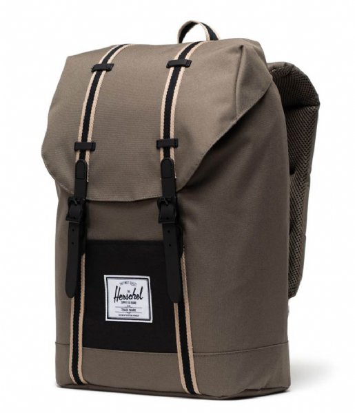 Herschel Supply Co.  Retreat Backpack 15 inch Bungee Cord Black (05587)