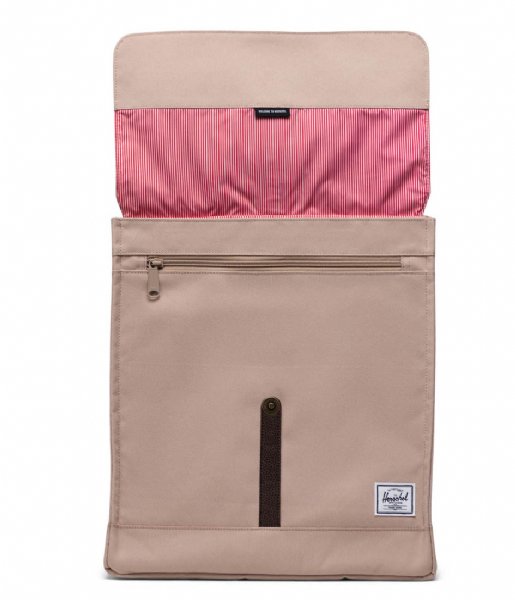 Herschel Supply Co.  City Mid-Volume Light Taupe Chicory Coffee (05592)