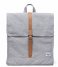 Herschel Supply Co.City Mid-Volume Light Grey Crosshatch/Natural (05849)