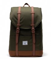 Herschel Supply Co. Retreat Youth Ivy Green Saddle Brown (1810)