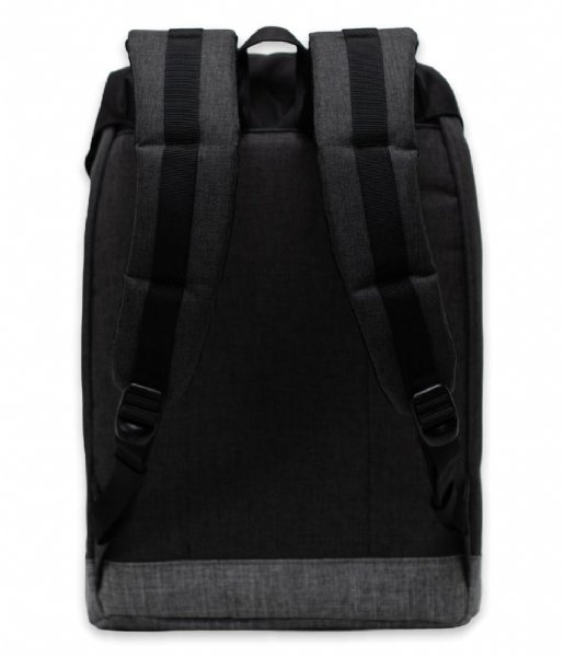 Herschel Supply Co.  Retreat Backpack 15 inch Black Crosshatch/Black/Raven Crosshatch (04890)