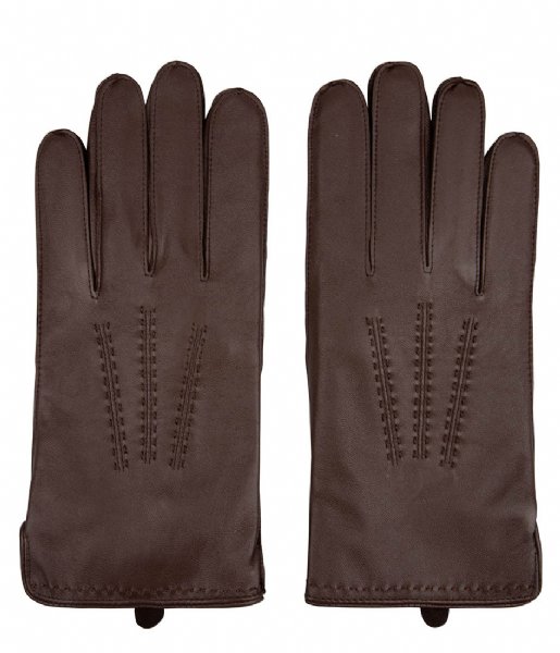 Hismanners  Leather Gloves Nolsoy Coffee (539)