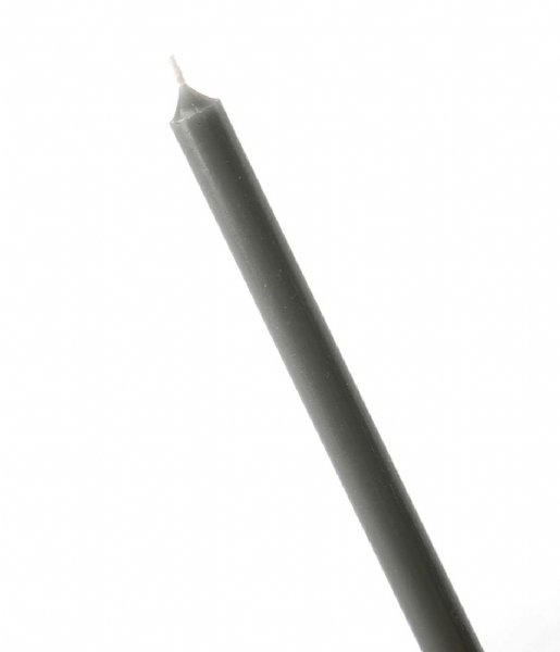 House Doctor  Taper Candle Smooth HD 12C Dark Grey