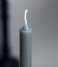House Doctor  Taper Candle Smooth HD 12C Dark Grey