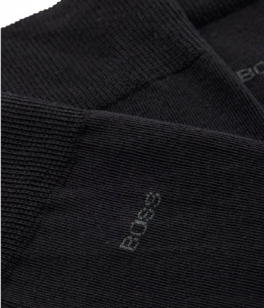 HUGO  3-Pack Fine Soft Cotton Uni CC Black (001)