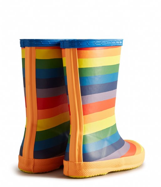 Hunter  Original Kids First Classic Rainbow Print Wellington Boots Multi (MUL)