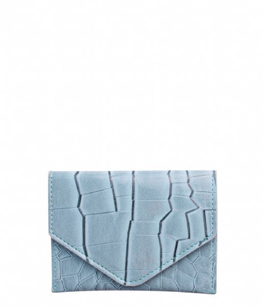 HVISK  Wallet Croco Dusty blue (0071)