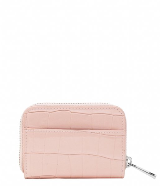HVISK  Wallet Zipper Croco Soft Pink (098)
