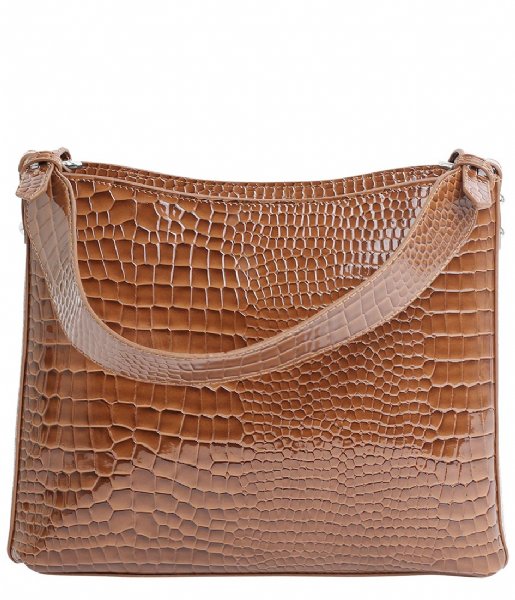 HVISK Schoudertas Amble Croco Tawny Brown (126) HVISK Schoudertas Amble Croco Tawny Brown (126)
