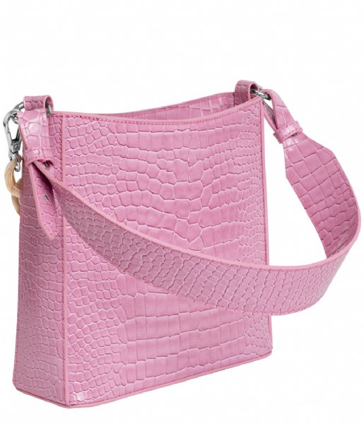 HVISK Schoudertas Amble Croco Small Pastel Purple (067) HVISK Schoudertas Amble Croco Small Pastel Purple (067)