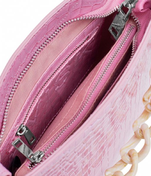 HVISK Schoudertas Amble Croco Small Pastel Purple (067) HVISK Schoudertas Amble Croco Small Pastel Purple (067)