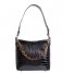 HVISK Schoudertas Amble Croco Small Black (009) HVISK Schoudertas Amble Croco Small Black (009)