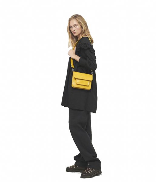 HVISK Crossbodytas Cayman Pocket yellow (018) HVISK Crossbodytas Cayman Pocket yellow (018)