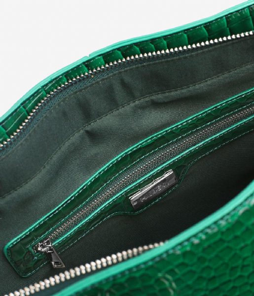 HVISK Handtas Moxie Croco Pine Green (127) HVISK Handtas Moxie Croco Pine Green (127)