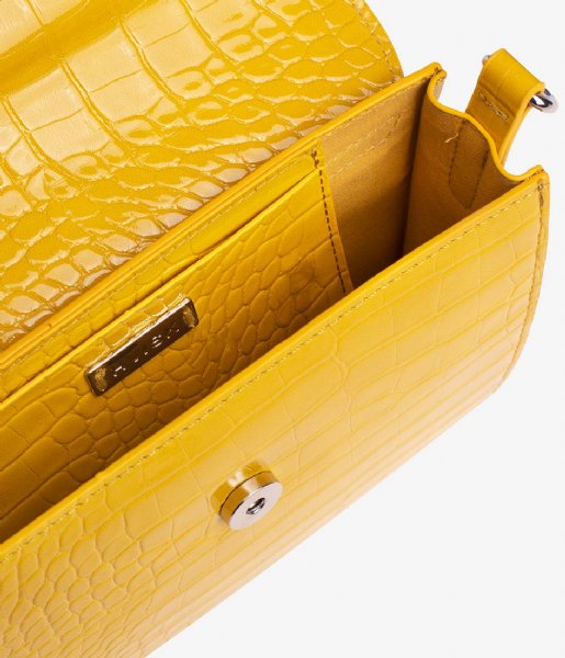 HVISK Crossbodytas Cayman Shiny Strap Bag yellow (018) HVISK Crossbodytas Cayman Shiny Strap Bag yellow (018)
