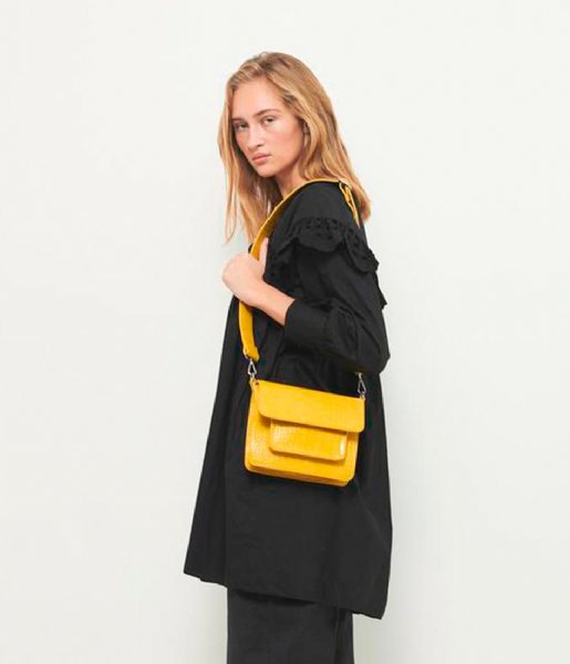 HVISK Crossbodytas Cayman Pocket yellow (018) HVISK Crossbodytas Cayman Pocket yellow (018)