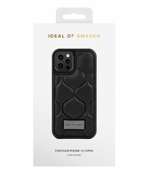 iDeal of Sweden  Fashion Case Atelier iPhone 12/12 Pro Puffy Black (453)