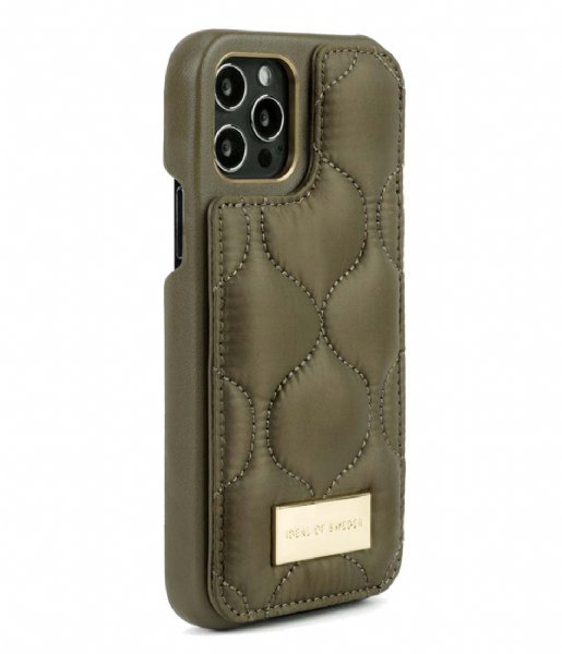 iDeal of Sweden  Fashion Case Atelier iPhone 12/12 Pro Puffy Khaki (454)
