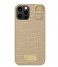 iDeal of SwedenFashion Case Atelier iPhone 12/12 Pro Warm Beige Croco (456)