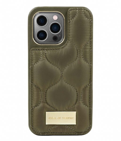 iDeal of Sweden  Fashion Case Atelier iPhone 13 Pro Puffy Khaki (454)