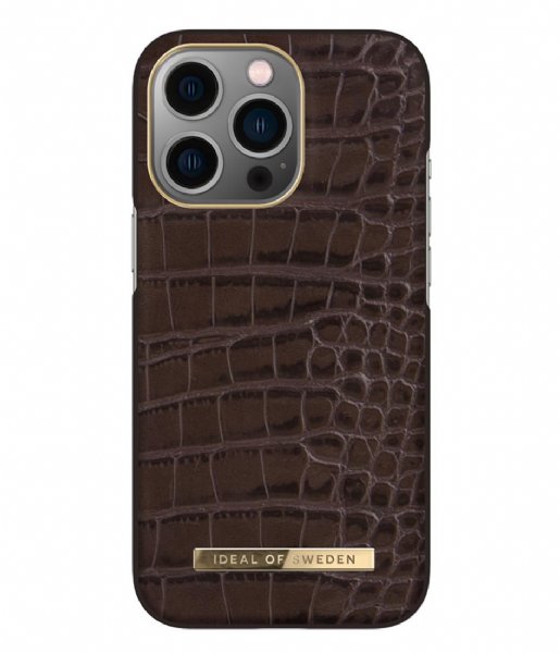 iDeal of Sweden  Atelier Case  iPhone 13 Pro Deep Walnut Croco (455)