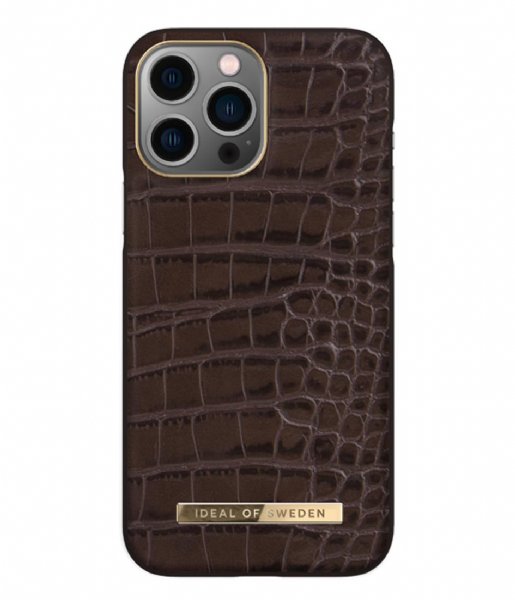 iDeal of Sweden  Fashion Case Atelier iPhone 12 Pro Max/13 Pro Max Deep Walnut Croco (455)