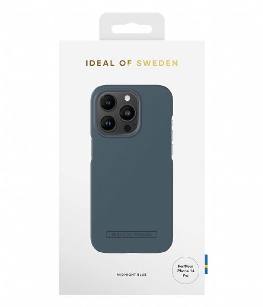 iDeal of Sweden  Fashion Case Seamless iPhone 14 Pro Midnight Blue (411)