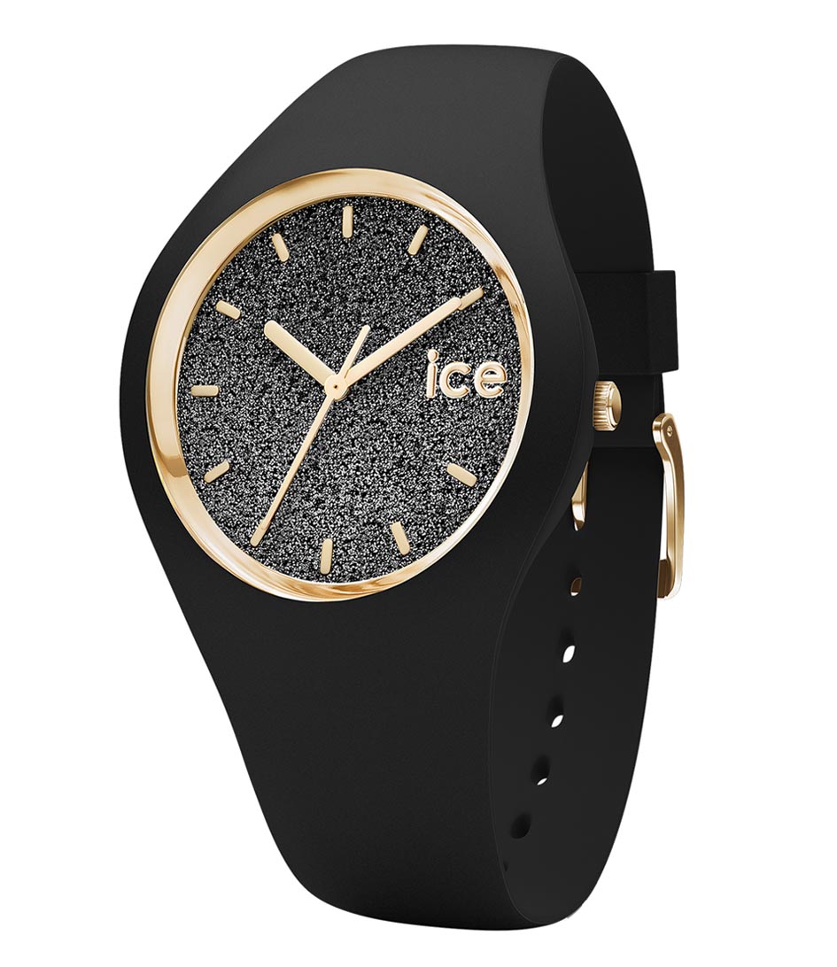 Ice-Watch ICE Glitter mm Black | The Little Green Bag
