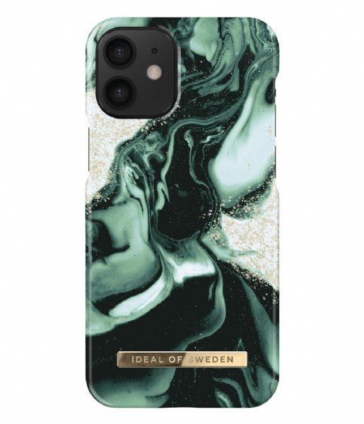 iDeal of Sweden  Fashion Case iPhone 12 Mini Golden Olive Marble (IDFCAW21-I2054-320)