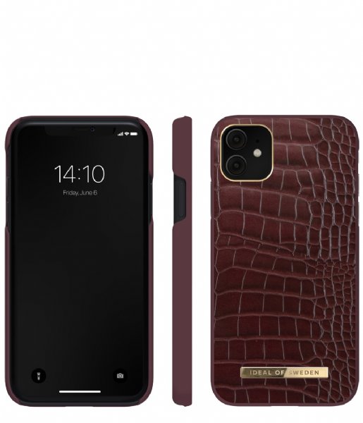 iDeal of Sweden  Atelier Case Introductory iPhone 11/XR Scarlet Croco (IDACAW21-I1961-326)